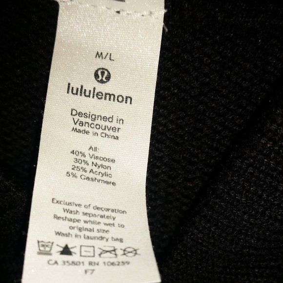 Lululemon Opened Up Poncho in Black - Picture 7 of 12